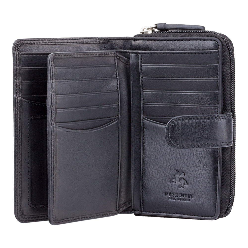 Кошелек женский Visconti HT33 Madame c RFID (Black)
