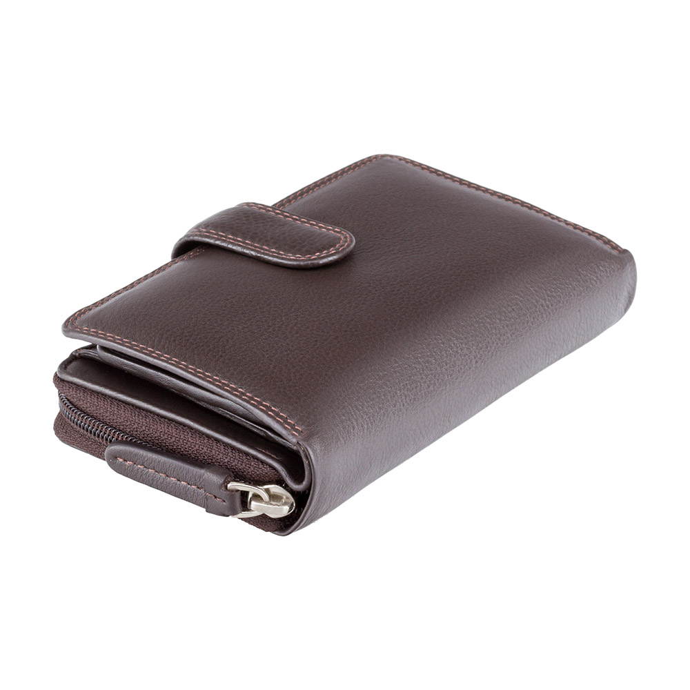 Кошелек женский Visconti HT33 Madame c RFID (Chocolate)