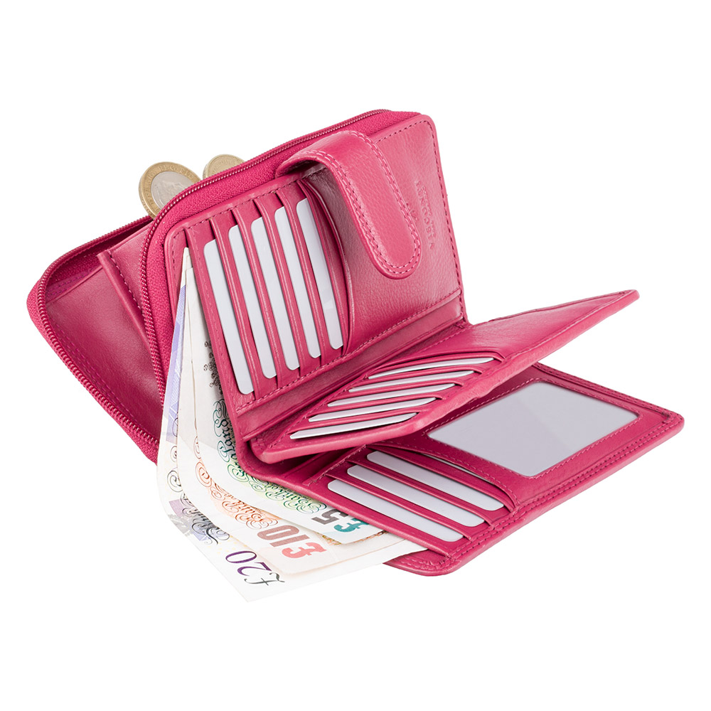 Гаманець жіночий Visconti HT33 Madame c RFID (Fuchsia)
