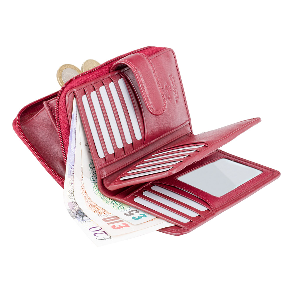 Гаманець жіночий Visconti HT33 Madame c RFID (Red)