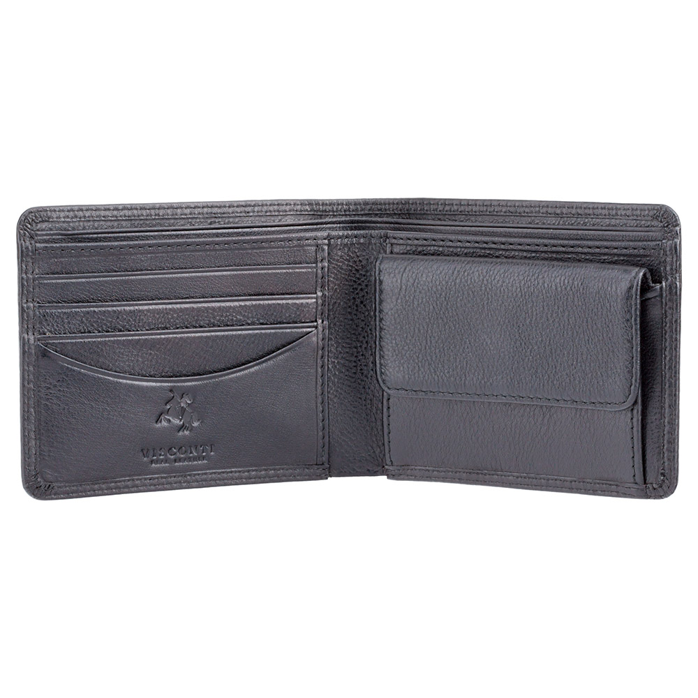 Кошелек мужской Visconti HT7 Stamford c RFID (Black)