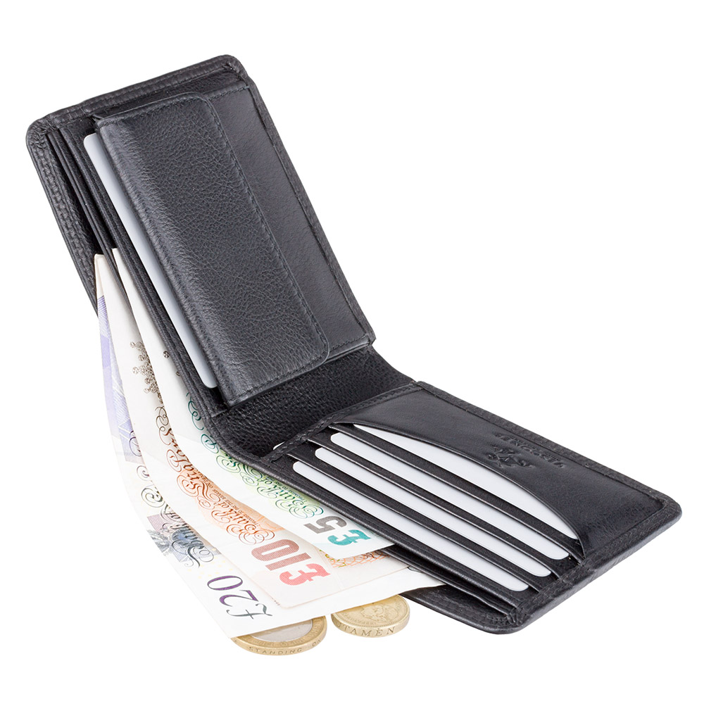 Кошелек мужской Visconti HT7 Stamford c RFID (Black)