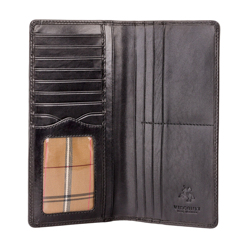 Гаманець чоловічий Visconti MZ6 Turin c RFID (Italian Black)