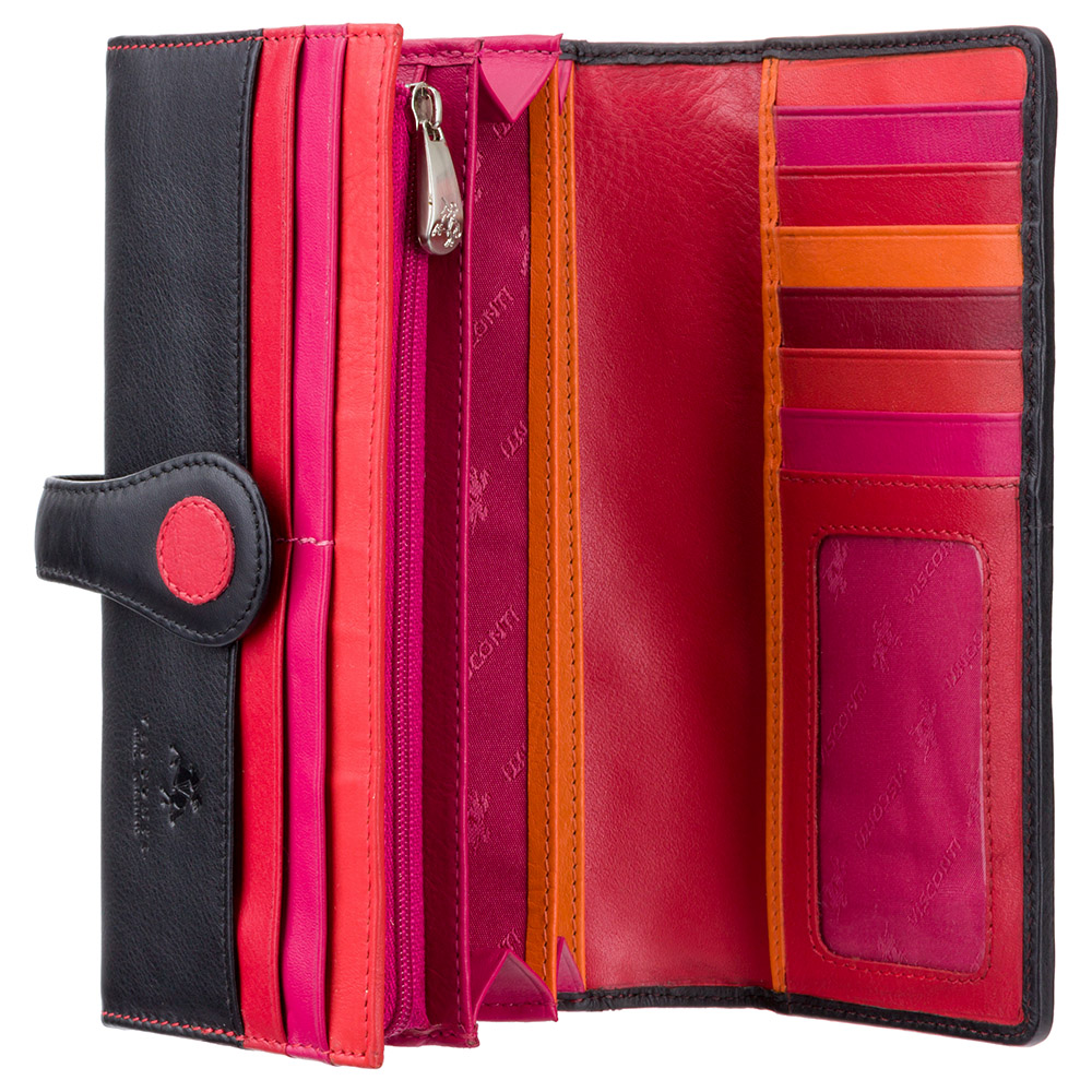 Гаманець жіночий Visconti P2 Neptune c RFID (Verry Berry)