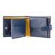 Гаманець чоловічий Visconti PM102 Leonardo c RFID (Blue Mustard)