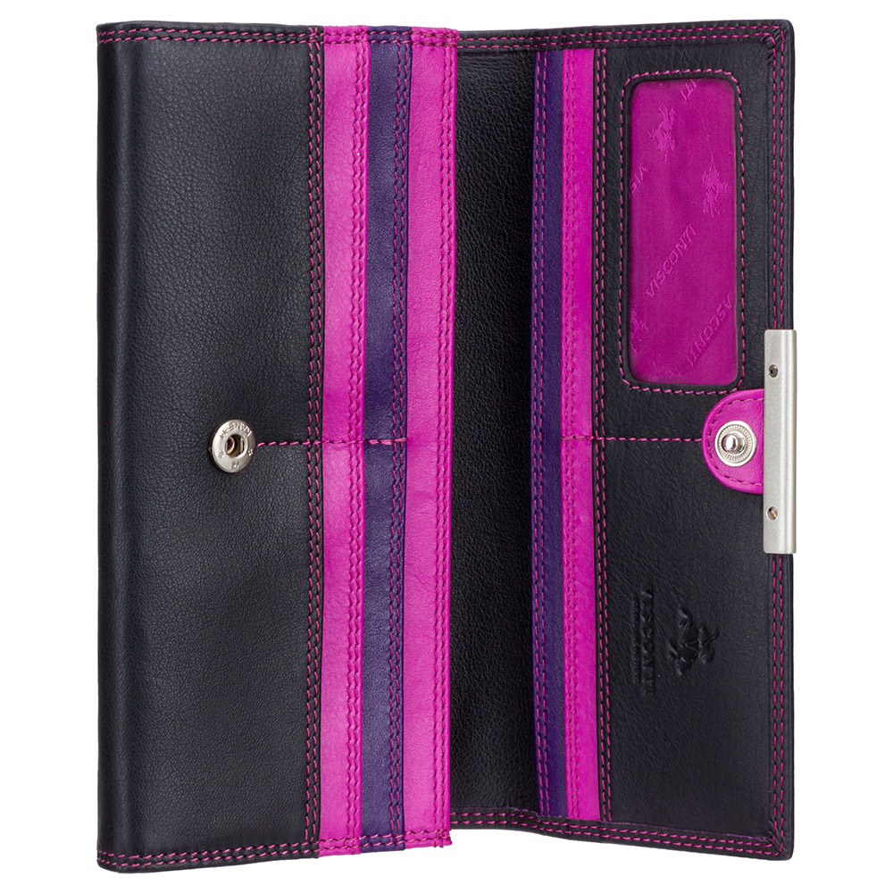 Гаманець жіночий Visconti R11 Paloma c RFID (Black Berry)
