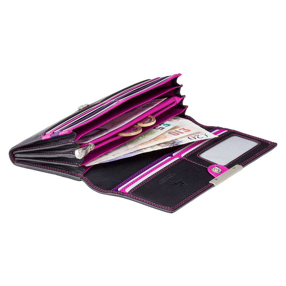 Гаманець жіночий Visconti R11 Paloma c RFID (Black Berry)