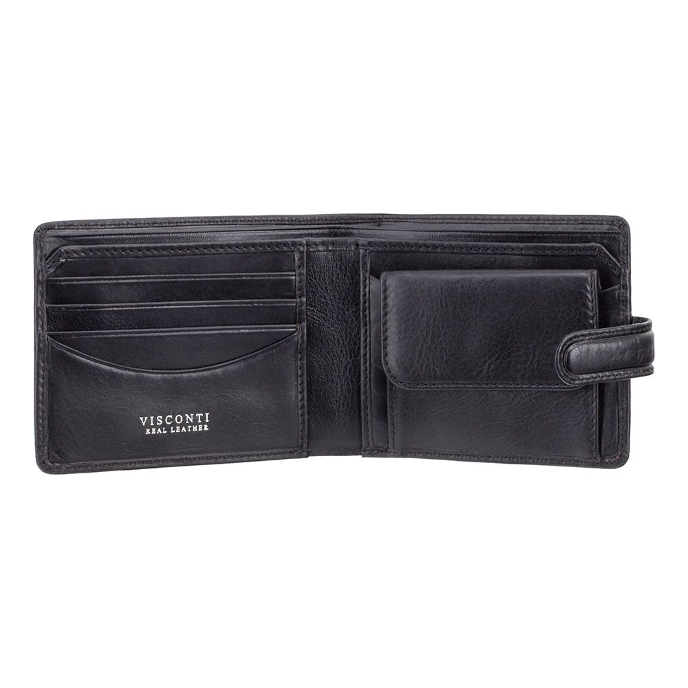 Гаманець чоловічий Visconti TSC47 Riccardo c RFID (Black)