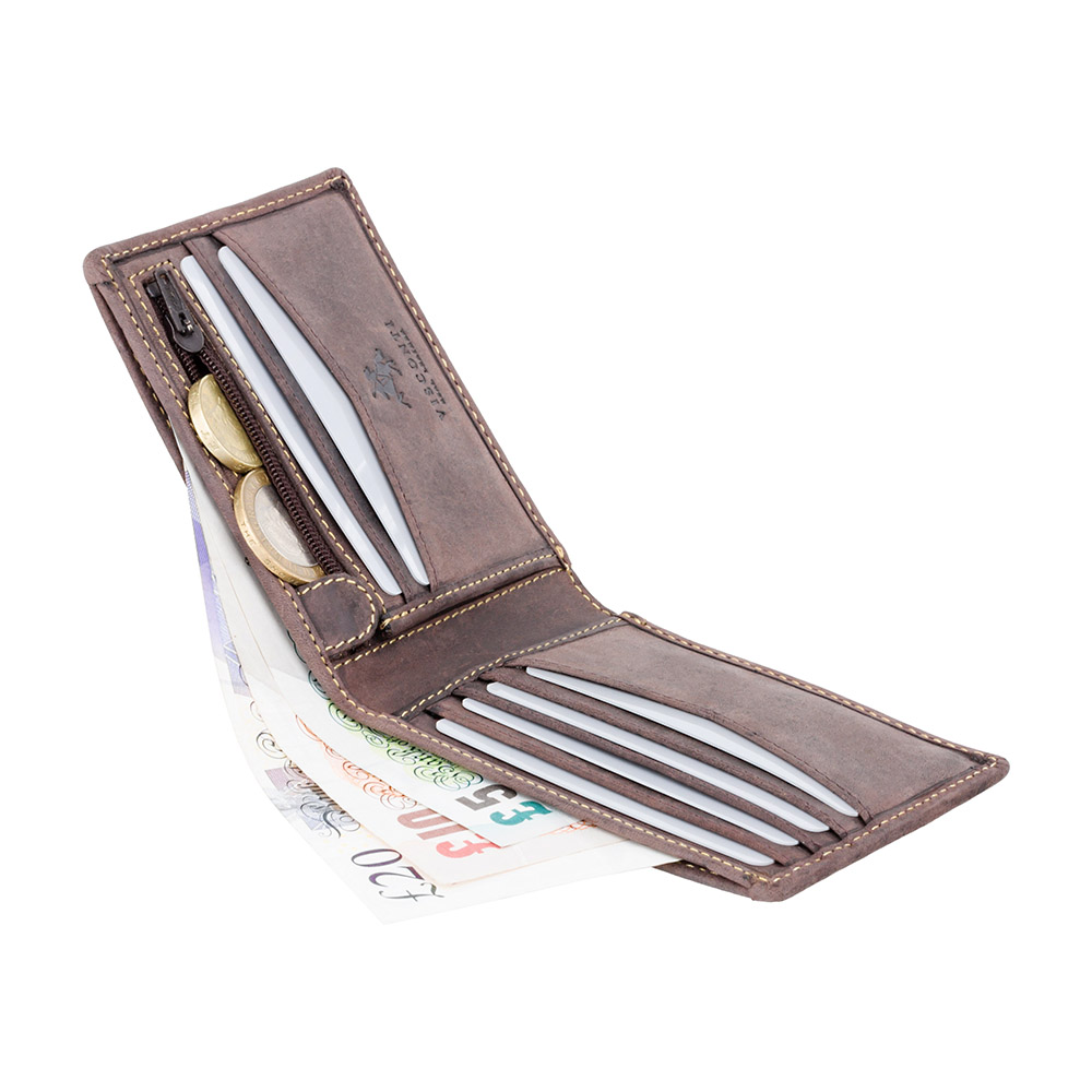Кошелек мужской Visconti VSL20 Sword c RFID (Oil Brown)
