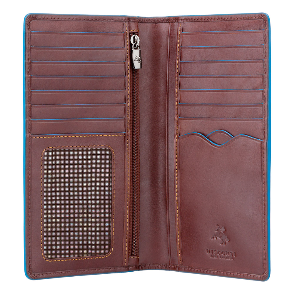 Гаманець чоловічий Visconti ALP88 Jean-Paul с RFID (Italian Brown)