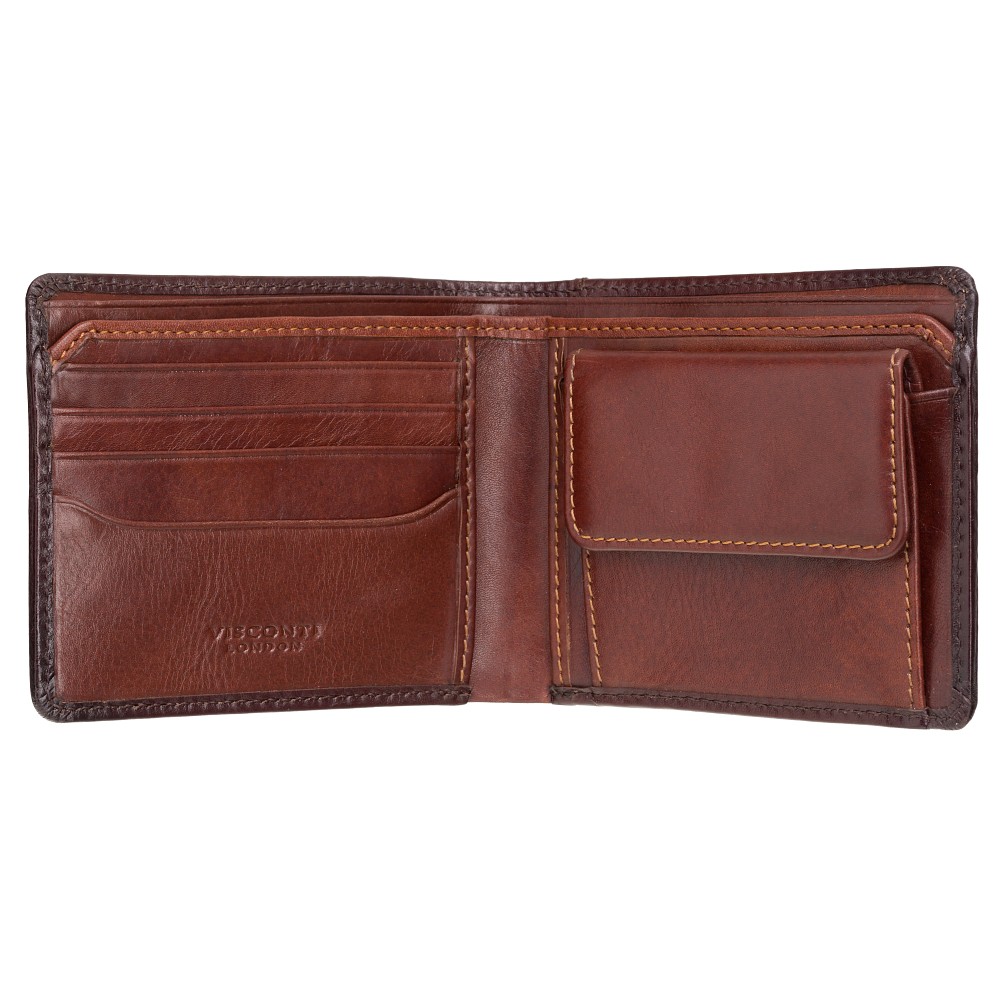 Гаманець чоловічий Visconti AT60 Arthur c RFID (Burnish Tan)