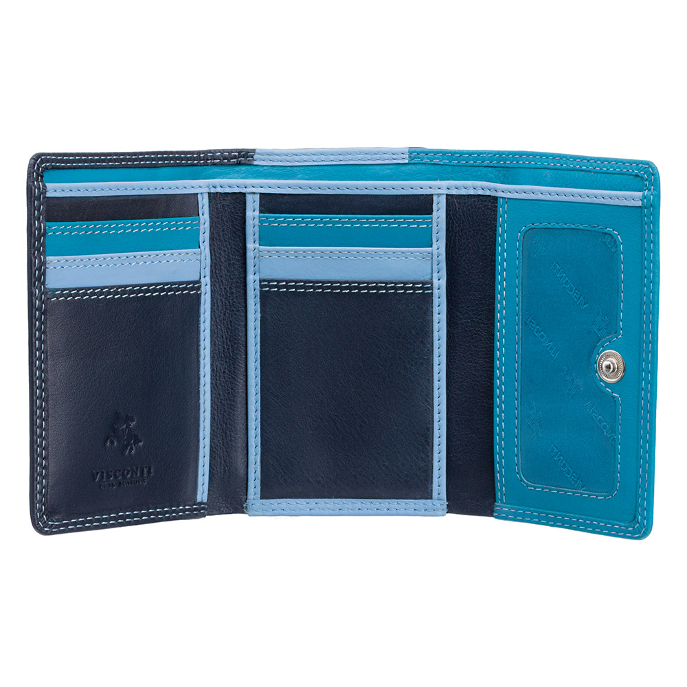 Кошелек женский Visconti RB39 Biola c RFID (Blue Multi)