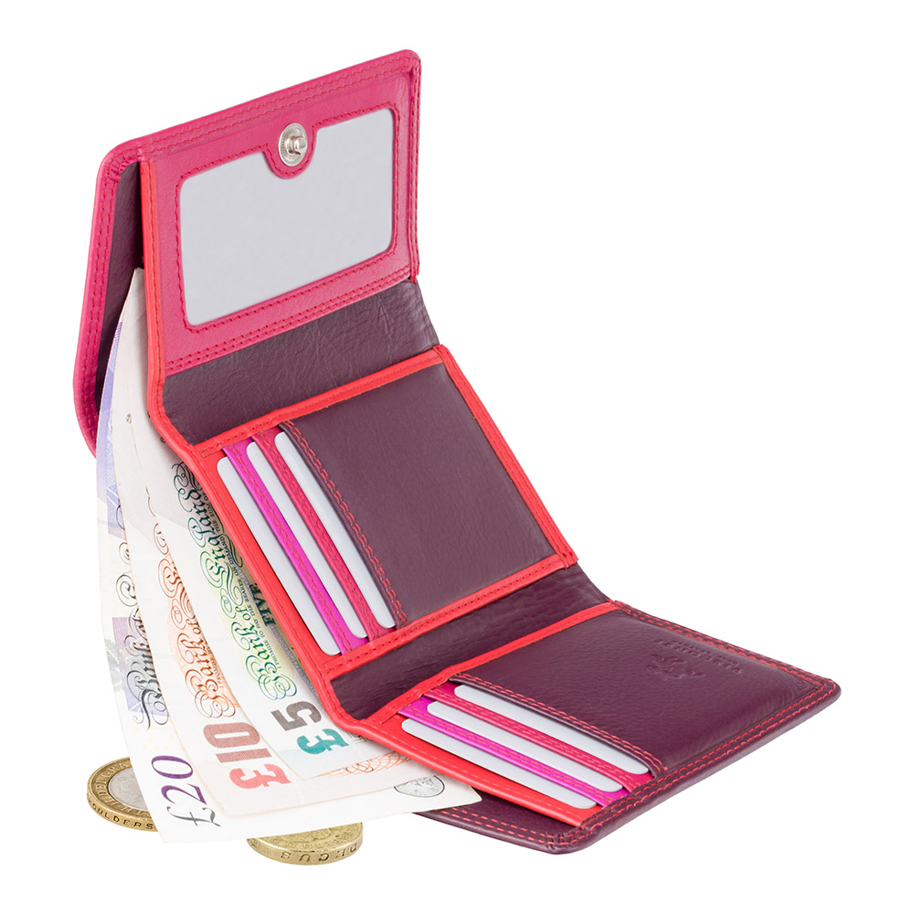Гаманець жіночий Visconti RB39 Biola c RFID (Plum Multi)