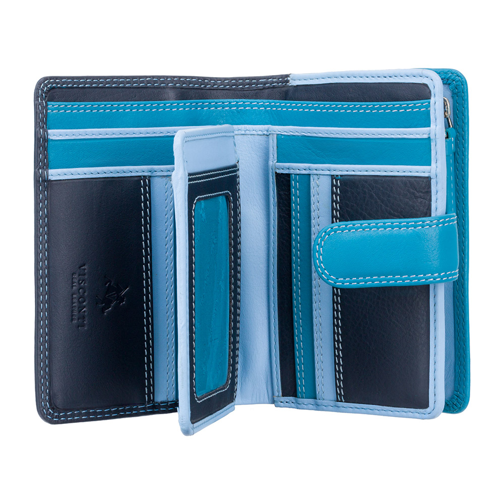 Гаманець жіночий Visconti RB51 Fiji c RFID (Blue Multi)