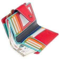 Гаманець жіночий Visconti SP30 Ylang c RFID (Red Multi Spectrum)