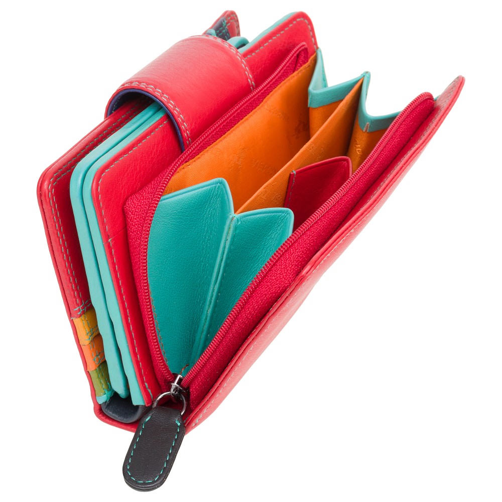 Кошелек женский Visconti SP30 Ylang c RFID (Red Multi Spectrum)
