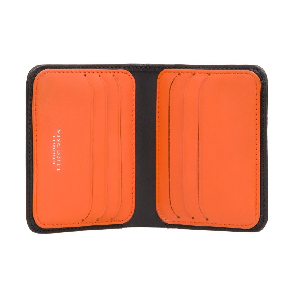 Гаманець чоловічий Visconti VSL34 Lank c RFID (Black-Orange)